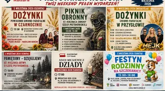 Przystanek Kultura. Sprawdź, co wydarzy się w weekend 4–6 września