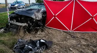 Policja szuka świadków śmiertelnego wypadku pod Piotrkowem. Kierowca wyprzedzał inne auta