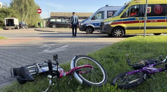 9-latek na rowerze potrącony na przejściu dla pieszych w Piotrkowie