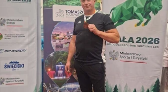 Robert Goska z Milejowa trzeci na Ogólnopolskich Igrzyskach LZS