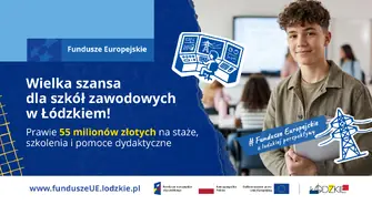 Wielka szansa dla szkół zawodowych w Łódzkiem! Prawie 55 milionów złotych na staże, szkolenia i pomoce dydaktyczne
