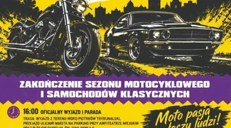 Pożegnanie Lata w Piotrkowie. Motocykle, klasyczne auta i koncert Dezertera