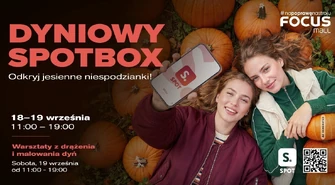 Dyniowy SPOTBOX i warsztaty z drążenia dyń w Focus Mall w Piotrkowie