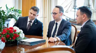 Burmistrz Kamieńska spotkał się z ministrem infrastruktury. Rozmawiali o drogach i strefie przemysłowej