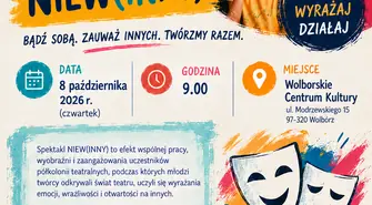 Zapraszamy na spektakl „NIEW(INNY)” w WCK w Wolborzu