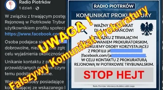 „Komunikat Prokuratury”, którego prokuratura nie wydała. Rzecznik dementuje