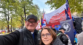 Działacze z Piotrkowa i Tomaszowa na proteście przed Trybunałem Konstytucyjnym