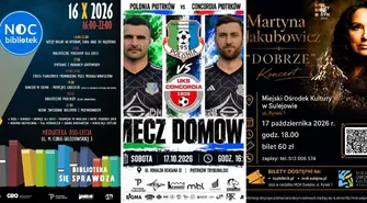 Co robić w weekend 16–18 października 2026? Piotrków Trybunalski i region – wydarzenia, koncerty, sport