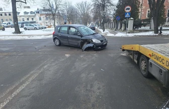 Kolizja na skrzyżowaniu Zamkowej i Jerozolimskiej. Duże utrudnienia w centrum