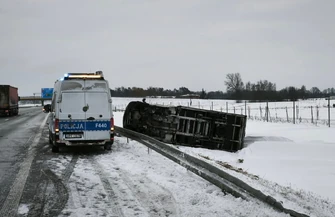 Znowu niebezpiecznie na A1. Dwa groźne zdarzenia