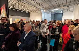 Wernisaż wystawy 30-lecia Stowarzyszenia Piotrkowskich Artystów Plastyków