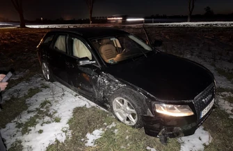 Groźny wypadek na DW472. Dwie osoby trafiły do szpitala droga zablokowana