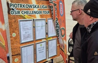 Zimowa Liga Tenisa OSiR Piotrków nabiera tempa. Na kortach nie brakuje emocji