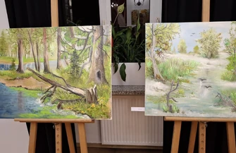 Natura na płótnie czyli olejna podróż po pejzażach w Miejskim Ośrodku Kultury