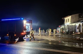 PILNE Wybuch gazu i pożar w Korytnicy. Kobieta z rozległymi poparzeniami ZDJĘCIA