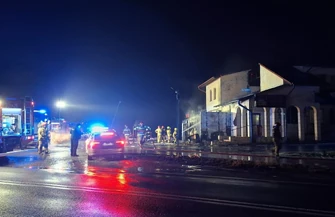 PILNE Wybuch gazu i pożar w Korytnicy. Kobieta z rozległymi poparzeniami ZDJĘCIA