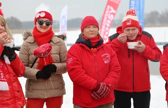 Walentynkowe morsowanie z OSiRem w Piotrkowie