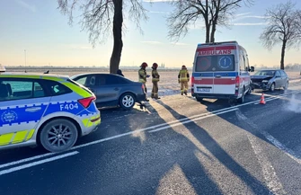 Wypadek na DK91 w Longinówce. Są utrudnienia