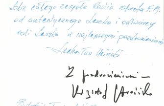 Pierwowzór postaci Leszka Góreckiego z Daleko od szosy z wizytą w regionie