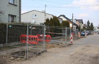 Trwają prace budowlane na ul. Kwiatowej w Piotrkowie Trybunalskim