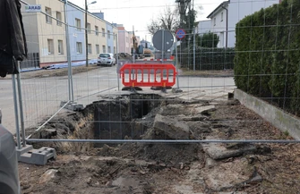 Trwają prace budowlane na ul. Kwiatowej w Piotrkowie Trybunalskim