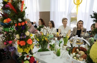 Wielkanocna rywalizacja w gminie Wola Krzysztoporska palmy jak dzieła sztuki