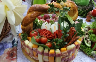 Wielkanocne palmy i koszyki królowały w Krzyżanowie