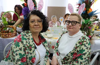 Wielkanocne palmy i koszyki królowały w Krzyżanowie