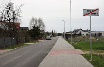 Budowa ulicy Spacerowej w Woli Krzysztoporskiej zakończona
