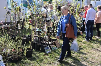Na terenie Zamku w Bykach trwają XIX Piotrkowskie Targi Ogrodnicze Pamiętajmy o ogrodach - jedno z największych wiosennych wydarzeń w regionie.