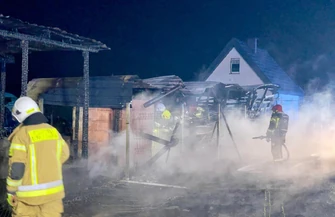 Pożar stajni w Kotuszowie. Zginęły dwa konie