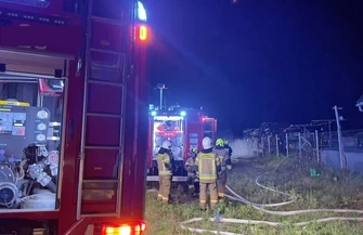 Pożar stajni w Kotuszowie. Zginęły dwa konie