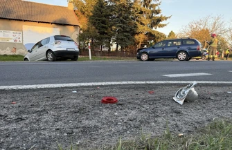 Kolejny wypadek na drogach regionu. Wypadek na DK91 w Longinówce. Droga zablokowana