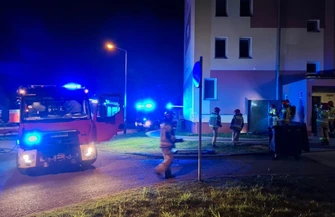 Pożar w budynku przy ul. Wojska Polskiego w Piotrkowie szybka akcja strażaków