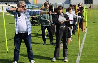 Zawody łucznicze na stadionie Polonii w Piotrkowie. HARC zachęca mieszkańców do aktywności