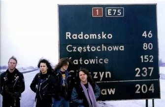 Kultowe zdjęcie Metalliki powstało pod Piotrkowem. Dziś zespół znów gra w Polsce