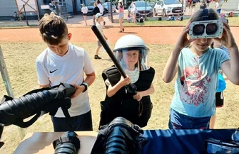 Dzieci poznały pracę policjantów. Nie zabrakło atrakcji