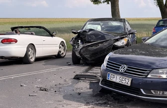 Groźnie na skrzyżowaniu z Moryca. Zderzyły się trzy samochody 