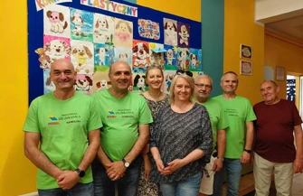 Wręczenie nagród w konkursie plastycznym Portret Szczekusia