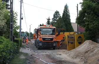 Uszkodzone przyłącze gazowe podczas prac ziemnych