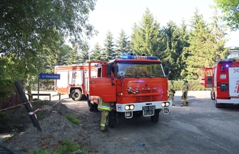 Awaria pociągu ŁKA pod Piotrkowem. Na miejsce wezwano strażaków i policję