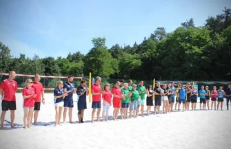 XXV Spartakiada Władz Samorządowych w siatkówce plażowej. Gmina Łęki Szlacheckie wśród uczestników