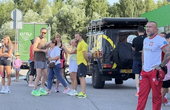 KUGI Run Coffee po raz drugi. Wspólny bieg rower i nordic walking w Piotrkowie