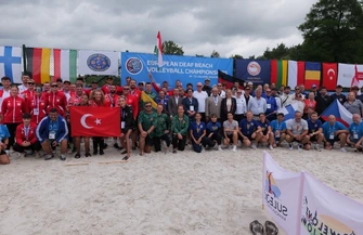 Mistrzostwa Europy Głuchych w siatkówce plażowej trwają w Sulejowie