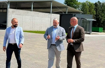 Wójt gminy Konopiska z wizytą w Rozprzy