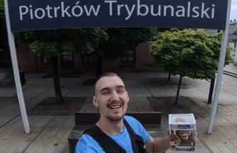 Znany TikToker przyjechał do Piotrkowa. Podjął nietypowe wyzwanie