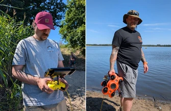 Podwodny dron i wykrywacze nad Zalewem Sulejowskim. Szkolili się, by szukać zaginionych