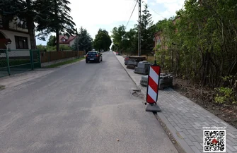 Nowy chodnik przy ul. Rolniczej w Przygłowie