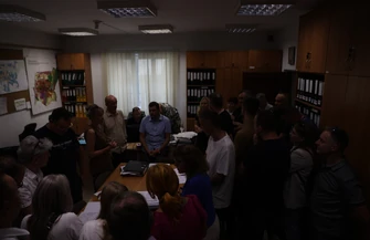 Spotkanie mieszkańców z urzędnikami w Pracowni Planowania Przestrzennego ws. blokowiska i obwodnicy
