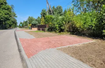 Zakończyła się budowa chodnika w Kolonii Plucice